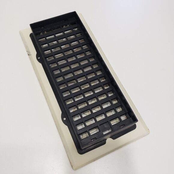 Decorative Floor Heat / Air Register, Ivory, Approx. 6 x 11 - Picture 10 of 10